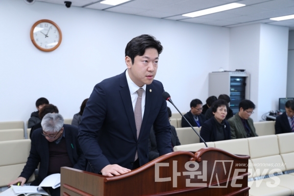 박철용 의원 제안설명하는 모습 (사진/대전시 동구의회 제공)