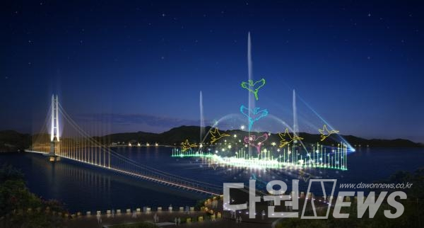 예당관광지 ‘음악분수’ 조감도 [사진/예산군제공]